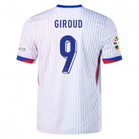 Frankrike GIROUD #9 EM 2024 Bortatröja